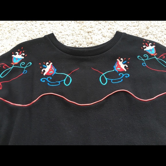 Zara TRF Floral Embroidered dress - Picture 4 of 6